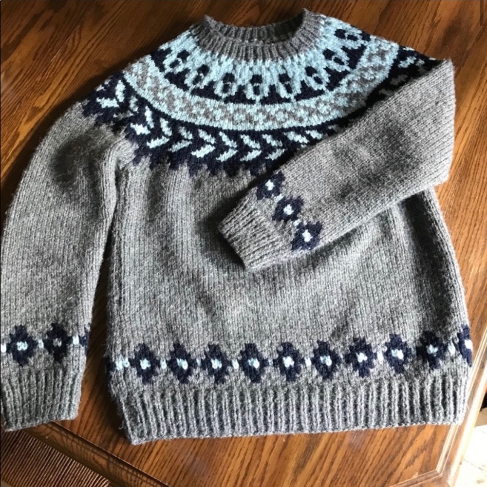 Handmade vintage Icelandic Norwegian sweater